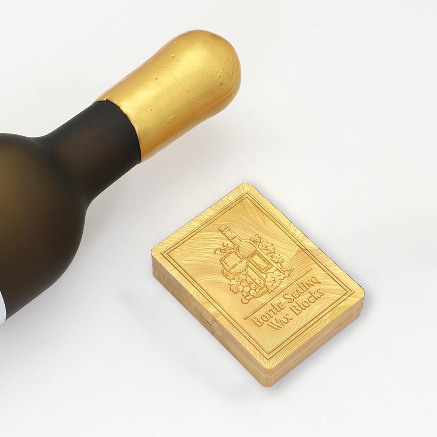 Bottle Sealing Wax Blocks – Wine Bottle Wax Seal Kit for Whiskey, Liquor, Mead, Sealing Bottles – Perfect for Home Brewing (Burgundy Wax)