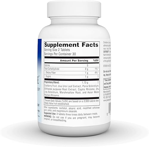 Miniatura 2 de Planetary Herbals Defensa de la Vejiga de Arándano, Apoya la Salud Genito-Urinaria*, 880 mg - 60 Tabletas