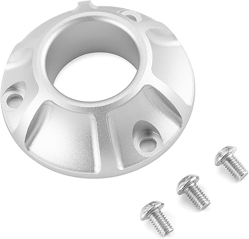 Miniatura 5 de Wsays Compatible con Honda Punta de Escape Billet Power con Arrestor de Pantalla CRF50 CRF70 CRF80 CRF100 CRF110 Silenciador de Motocicleta (Plata)