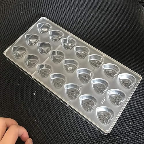 Miniatura 2 de Molde de policarbonato de chocolate con corazón 3D para hornear DIY