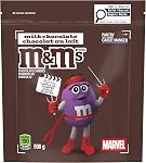 Bonbons au chocolat au lait M&M’s Marvel Édition Limitée, sac de 800g, bonbons à partager, fêtes et soirées cinéma