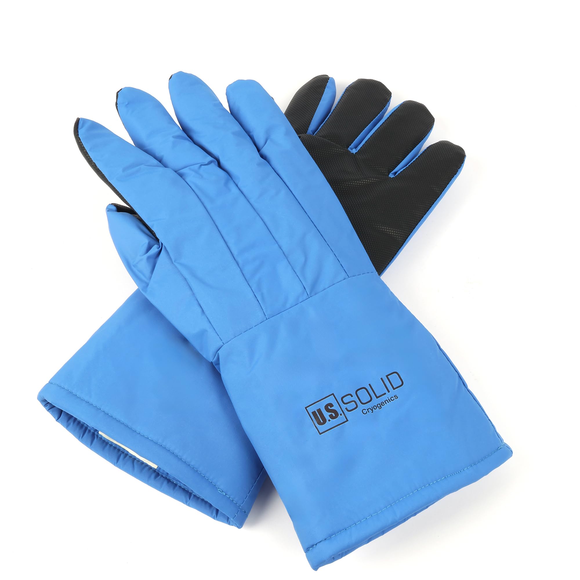 U.S. Solid Gants cryogéniques, protection contre l'azote liquide, -195 °C, résistance aux basses températures (38 cm, antidérapants)