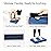 StrongTek 2.5 Thick Balance Pads 2-Pack - Soft, Non-Slip Foam Blocks for Yoga, Balance Training, Stretching & Daily Mobility - Water-Resistant, Flexible Setup for Any Routine (Blue)