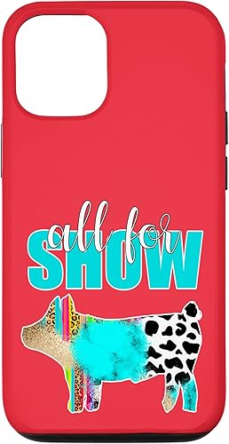 iPhone 1212 Pro All For Show Ganado Cerdo Cerdo Vaca Imprimir Serape Caso Caso