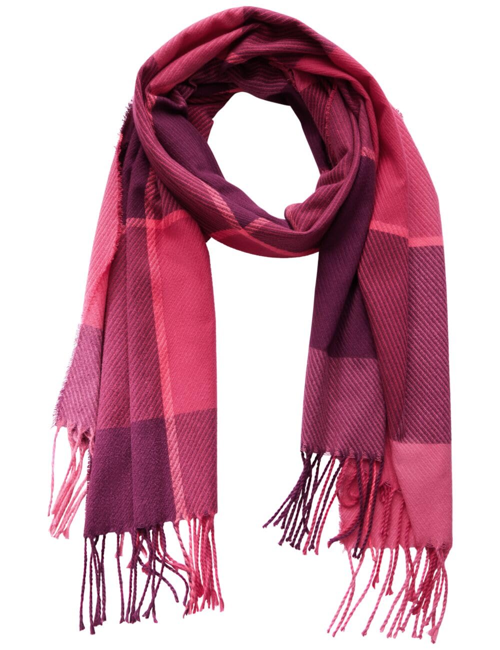 STREET ONE Damskie A572725 Twill Soft Light Big Madras, Power Berry, A, Power Berry, A