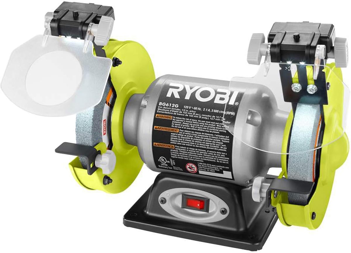 GIDDS2-3554576 Amoladora de 6" y 2,1 amperios con luces LED | BG612G