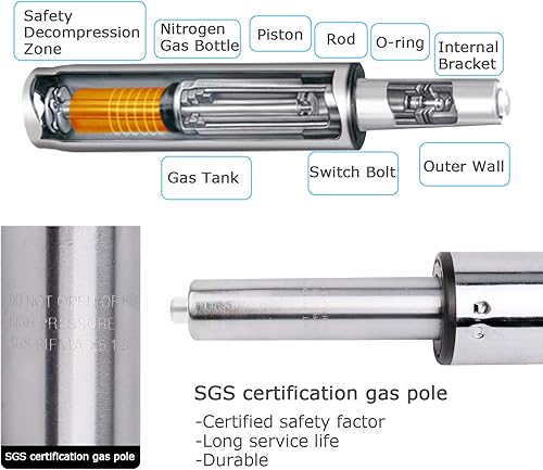 Miniatura 5 de Leopard - Juego de 2 taburetes de bar, modernos y ajustables con respaldo, taburete giratorio (gris)
