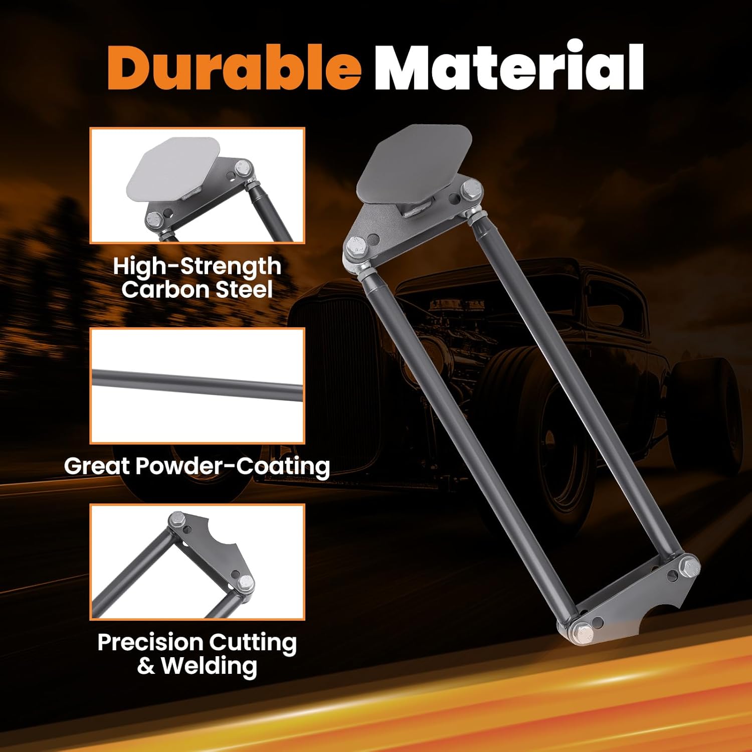 Tuningsworld Parallel 4 Link Kit Universal Fit Suspension Links and Panhard Bar