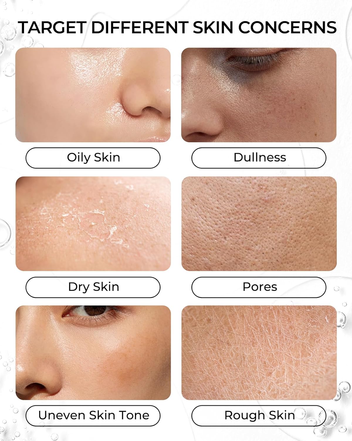 6 Sheet Masks Kojic Acid Turmeric Face Mask Even-Looking Skin Tone, Elasticity, Radiant, Hydrating Face Masks for Dull Skin Facial Mask Controlling Oil and Refining Pores Facemask Skincare - Image 2