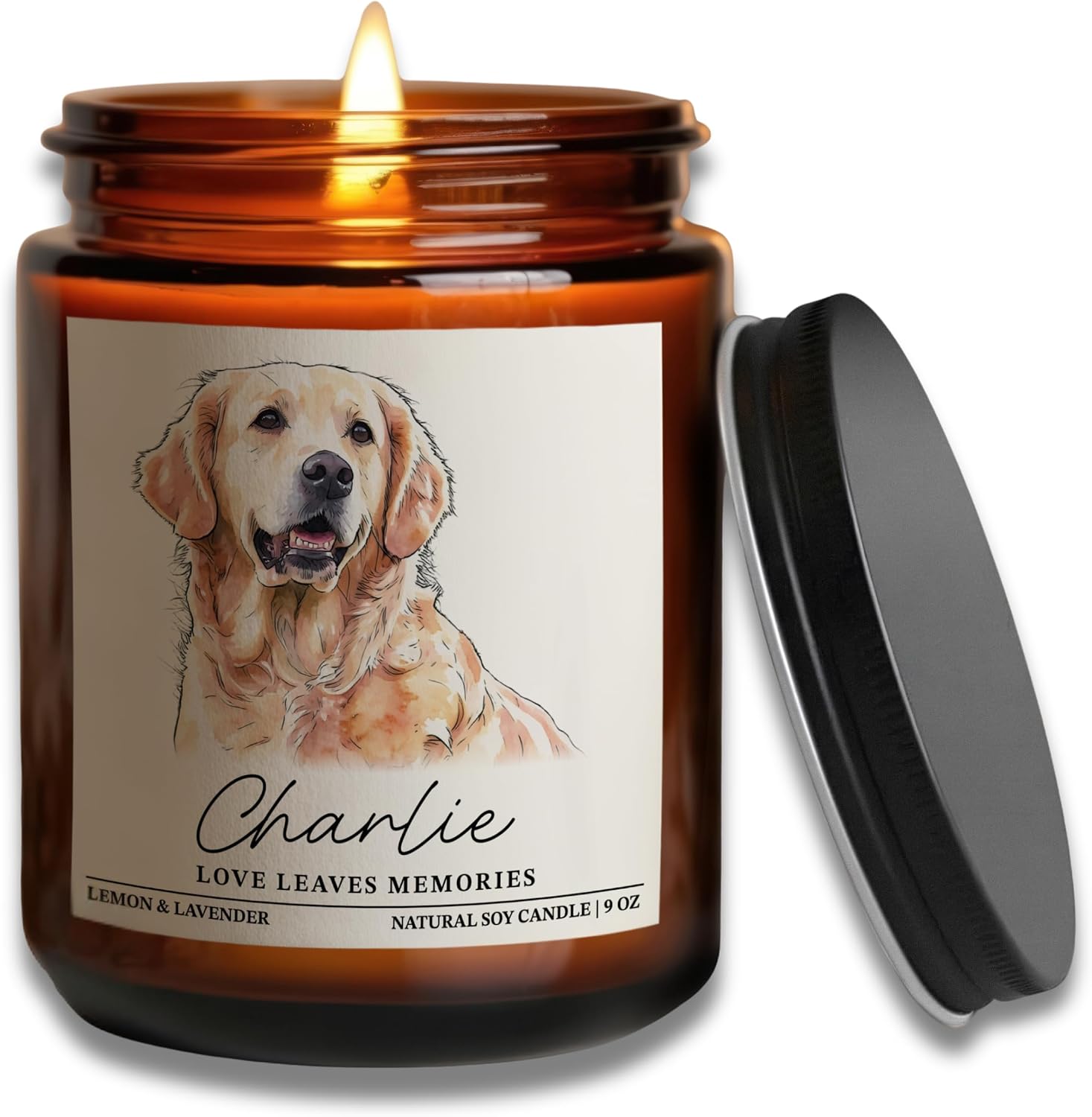 Personalized Dog Groomer Candle