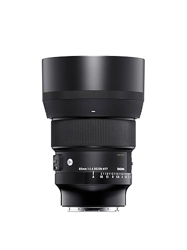 Sigma 322965 85mm F1.4 DG DN | A For Sony E, Black