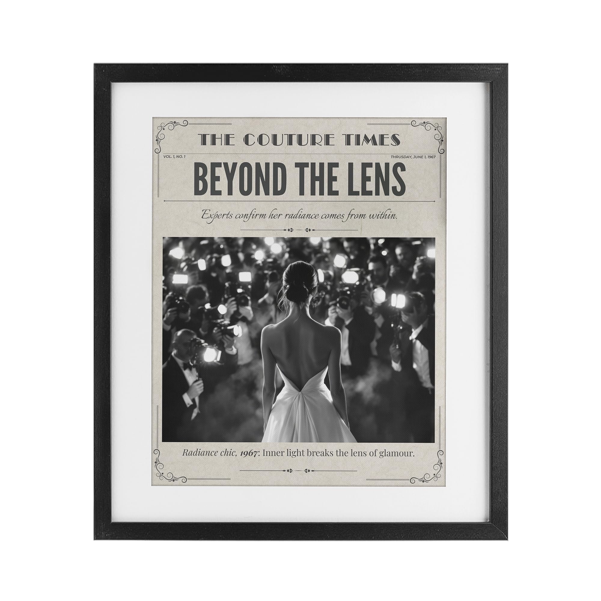 Affiche encadrée Couture Times Stupell pour sublimer votre dressing ou bureau