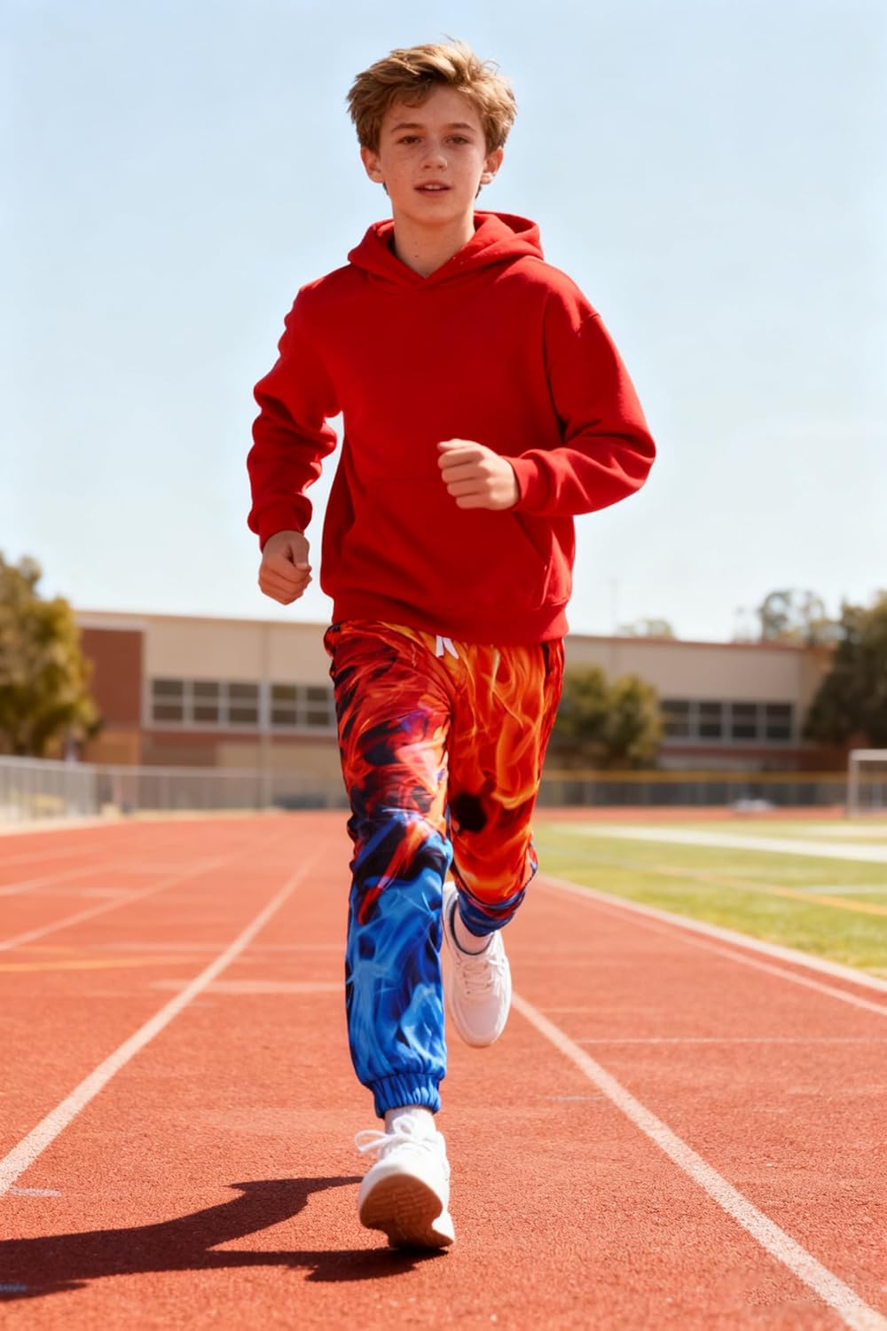 UNICOMIDEA 6-16T Boys Pants Girls Funny Joggers Sports Sweatpants with Drawstring - Image 2