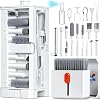 Inesore 32 en 1 kit de limpieza para teléfono para iPhone AirPods MacBook Earbuds-Blanco | Juego completo de puntas de varios tamaños, amplia aplicación, almacenamiento en capas todo en uno, almacenamiento ordenado de accesorios, modos de limpieza húmeda y seca 1