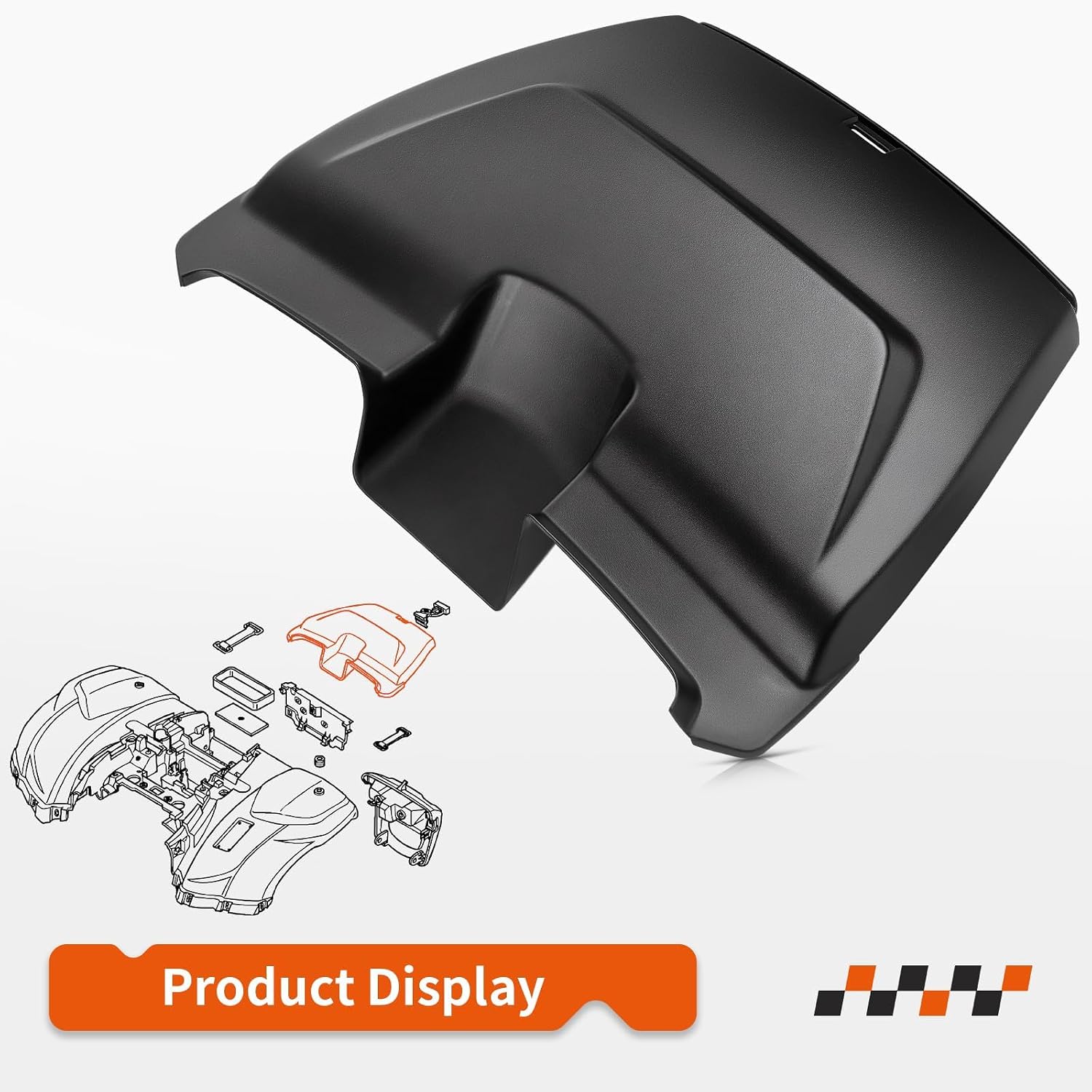 Battery Box Plastic Cover for Honda Foreman Rancher 420 500 TRX420 TRX500 2007-2014 80210-HP5-600ZA