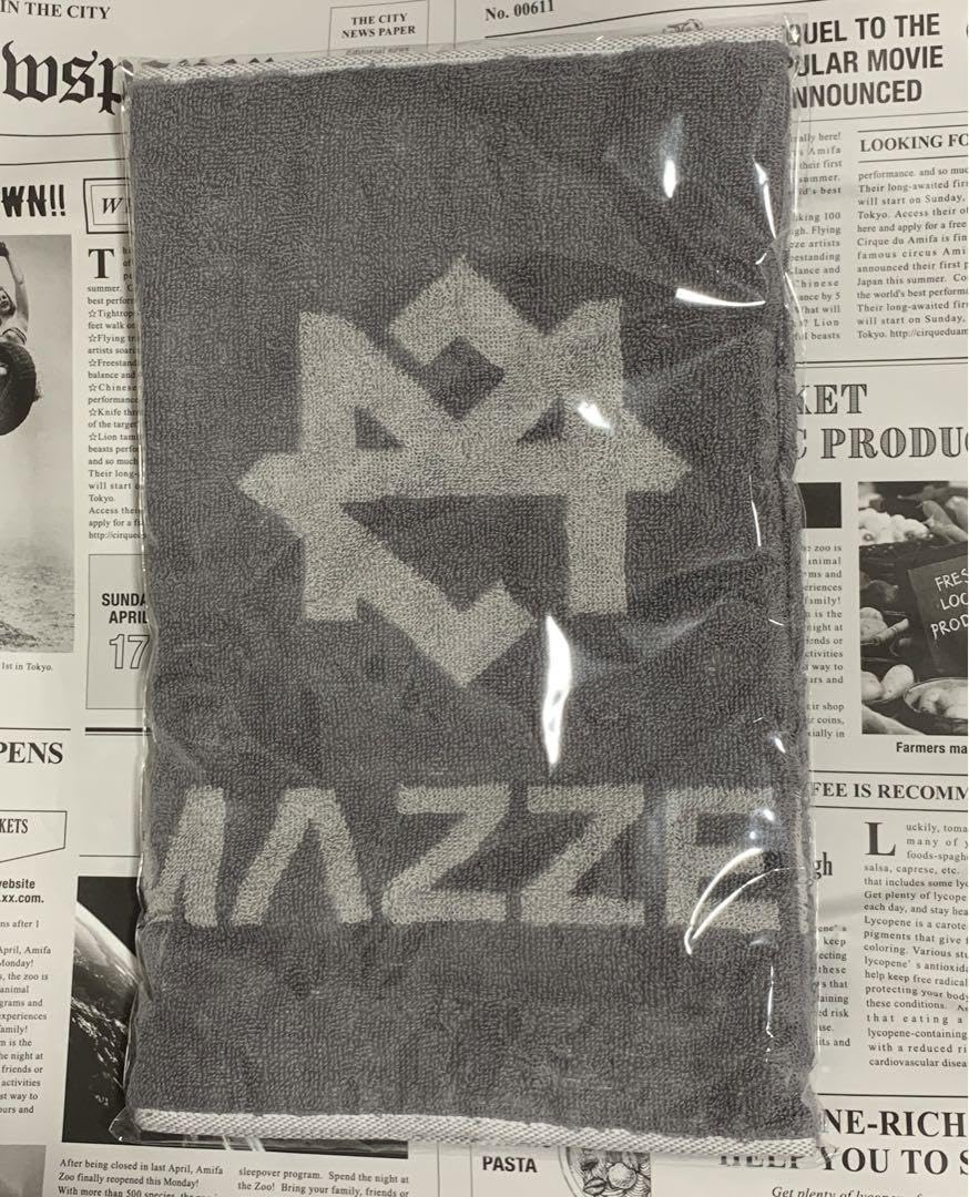 Amazon.co.jp: MAZZEL マーゼル ロゴフェイスタオル : ホーム＆キッチン