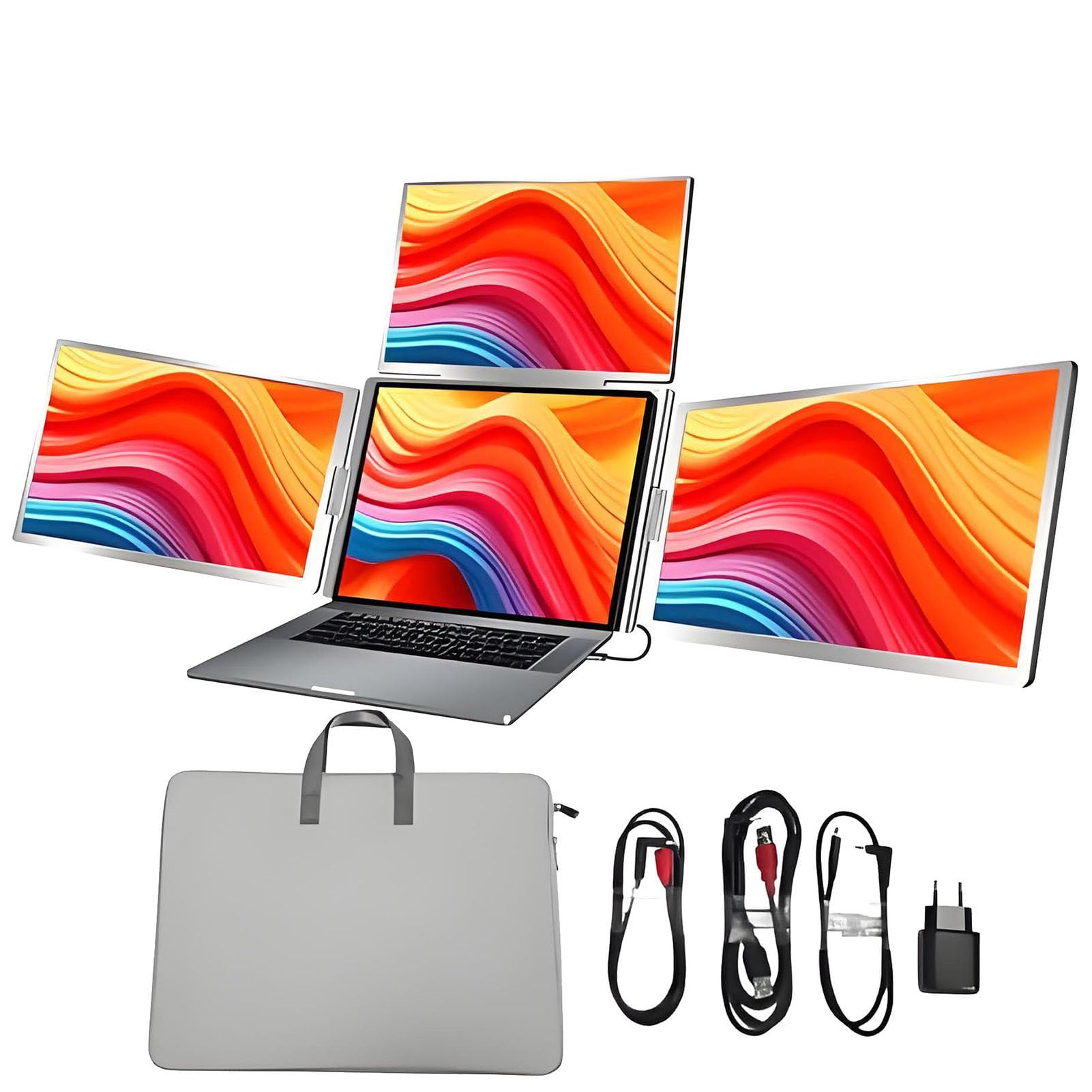 Dodaj 3 Dodatkowe Ekrany do Swojego Laptopa 16‑inch