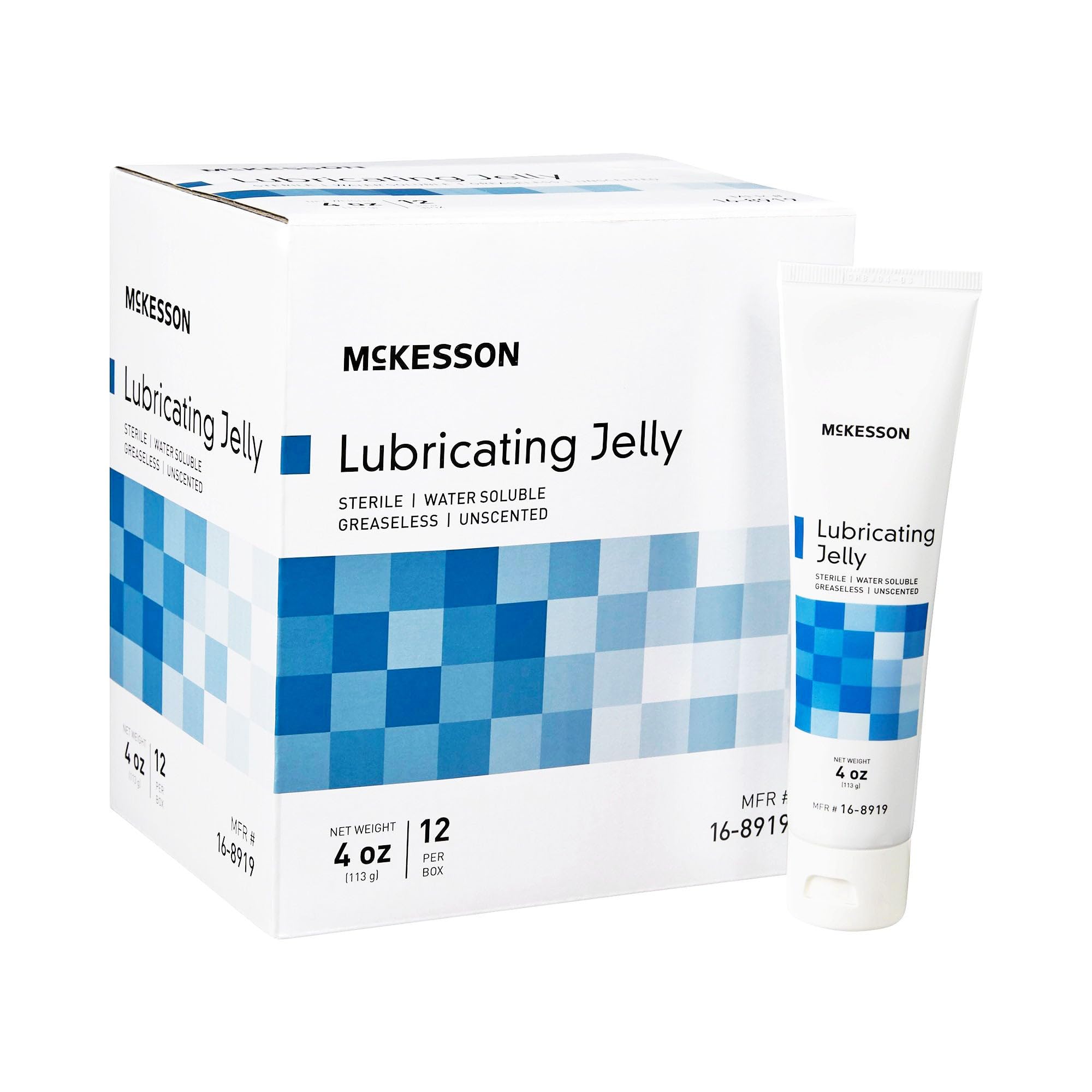 McKesson Lubricating Jelly, Sterile Tube, for Surgical, 4 oz, 72 ct