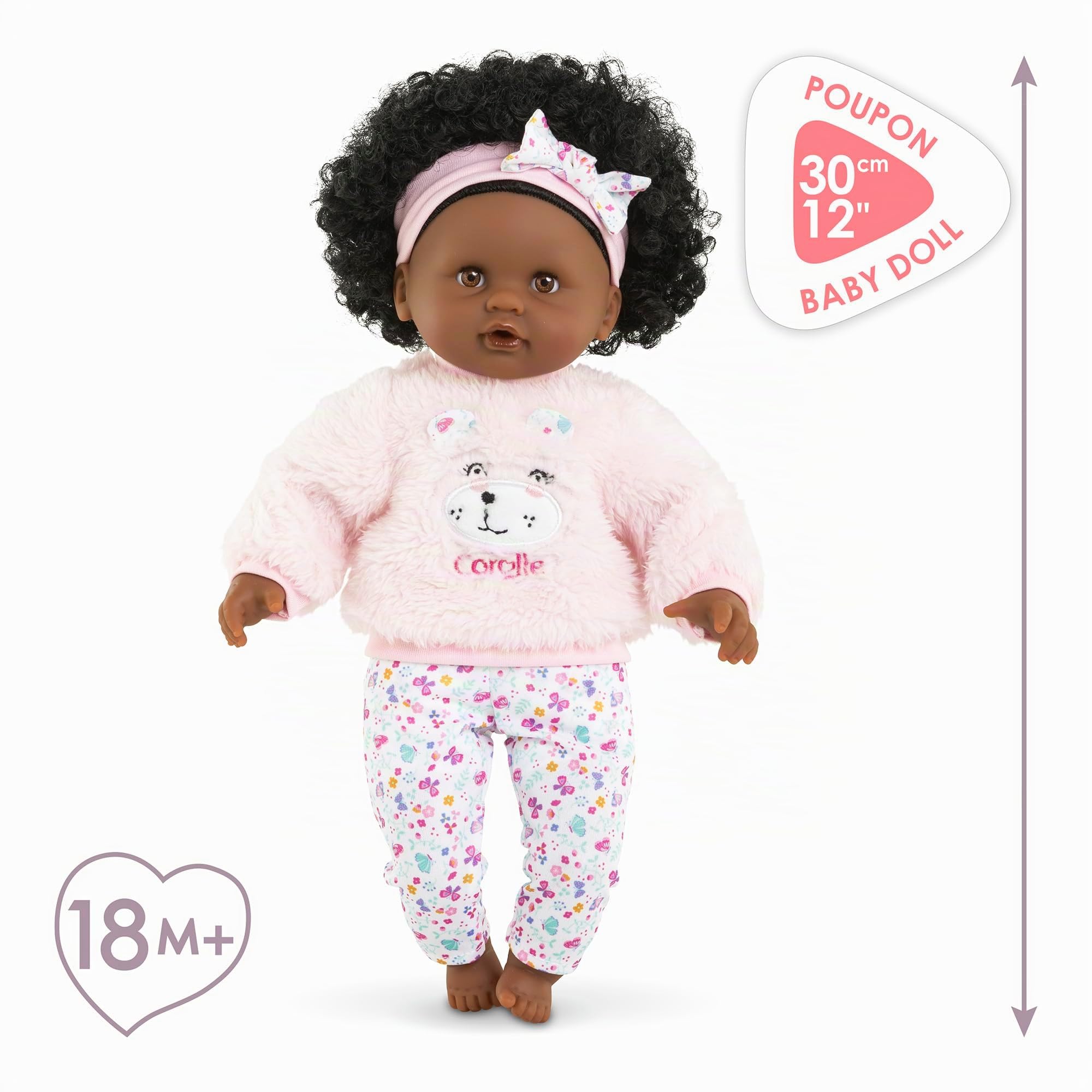 Corolle – Mi Primer pupon, bebé Calin Caroline, 30 cm, a Partir de 18 Meses, 9000100820