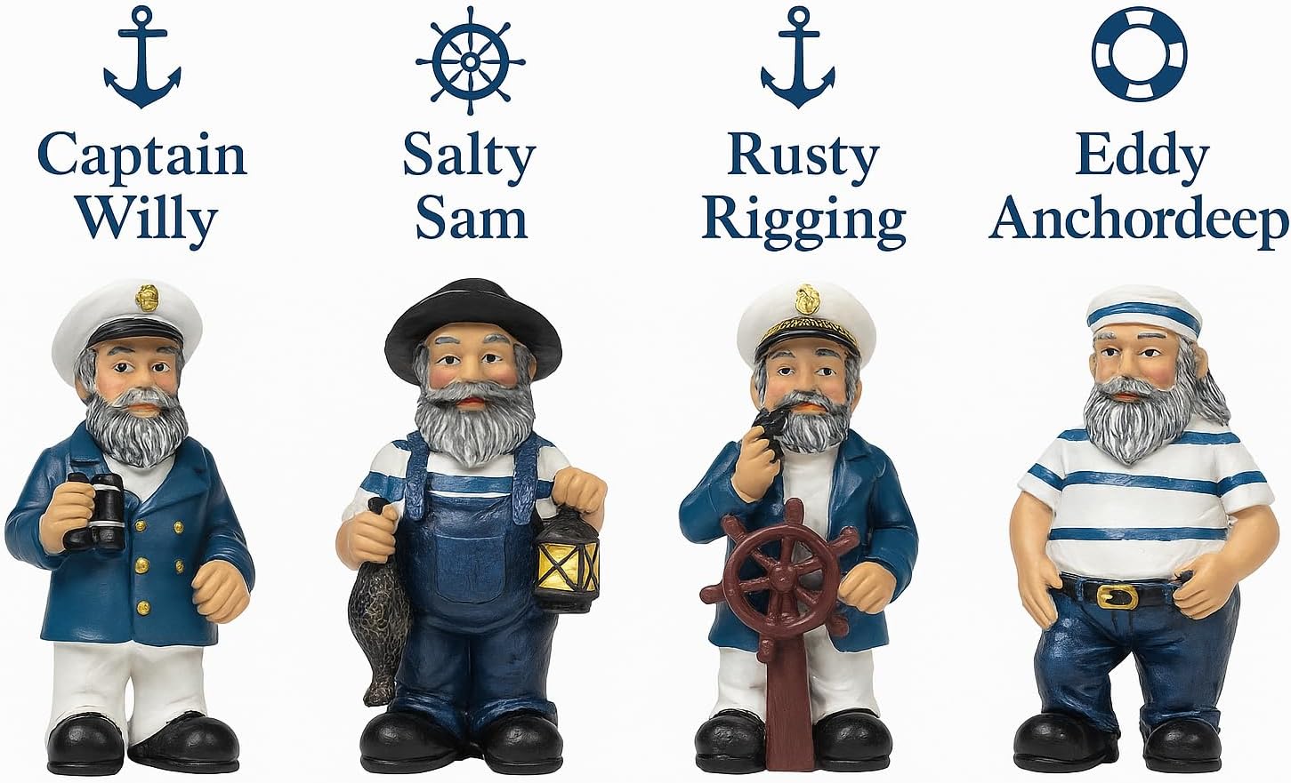 Captain Willy’s Load of Seamen - Funny Sailing Gifts, Naughty Nautical Figurines, Quirky Gag Gift for Men & Women, Perfect for Birthdays, Bachelor/Bachelorette Parties, and Hilarious Decor