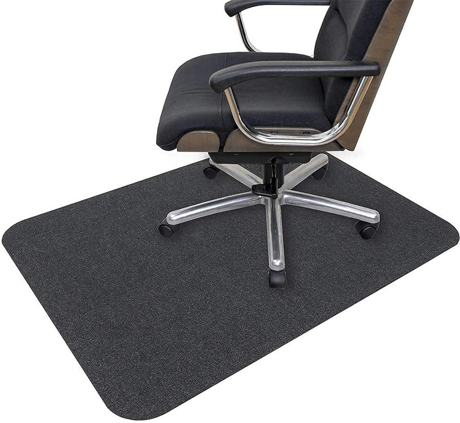 Office Chair Mat for Hardwood Floor 90 x 140 cm Floor Protector Mat Non