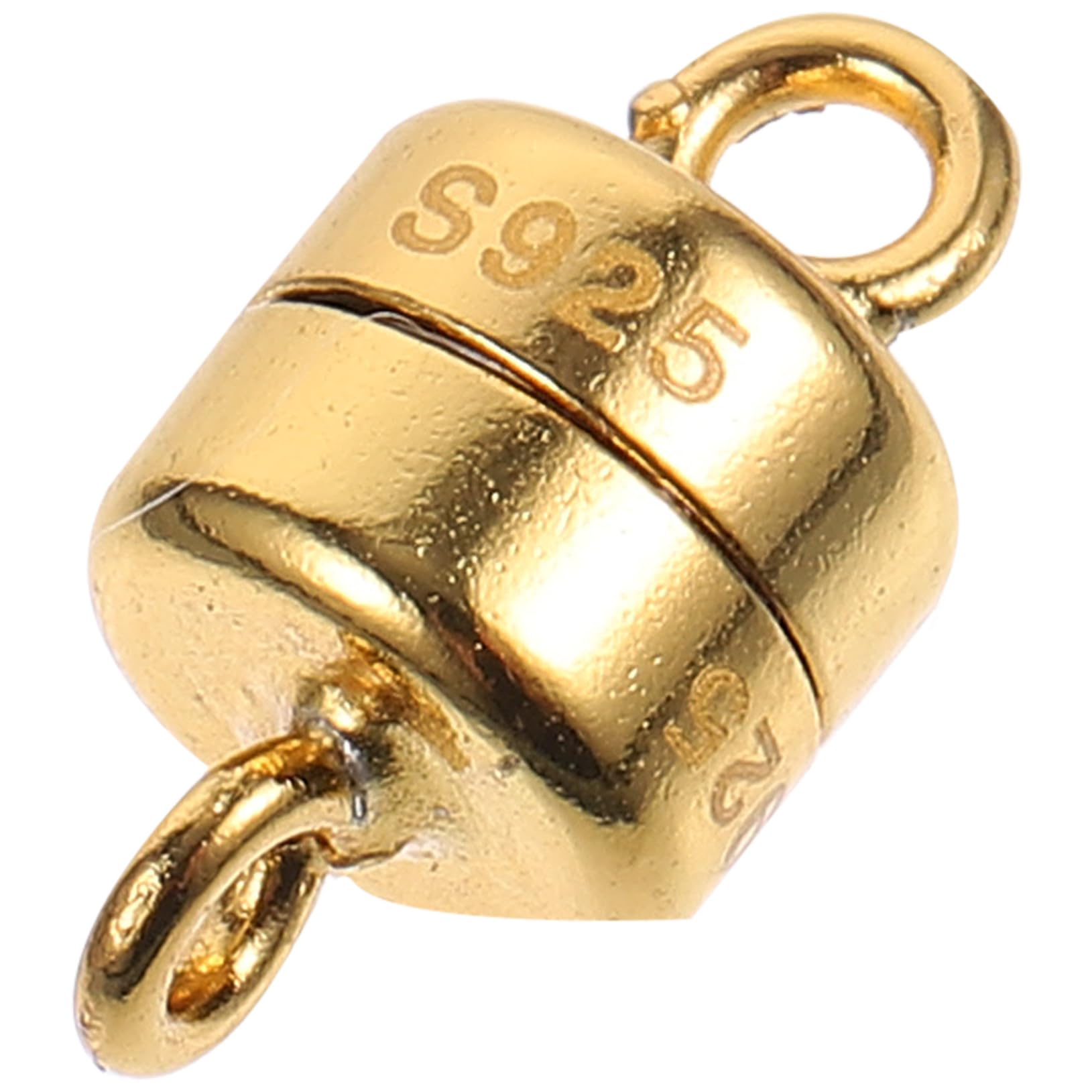 Lurrose 5stücke Magnetverschluss Für Armbänder Schmuckverschluss Mit Magnetischem Design Installieren Und Langlebig Für Kreative Schmuckherstellung Silber-goldene Farbe
