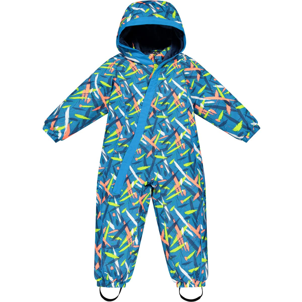 CMP - Tuta da sci in twill da bambini, Danubio-Acido, 104CM