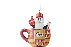 foco NFL Unisex-Adult NFL Team Logo Holiday Tree Smores Mug Ornament