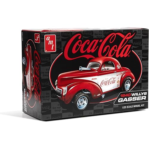 AMT 1940 Willys Coupe (Coke Race Team) 1:25 Scale Model Kit