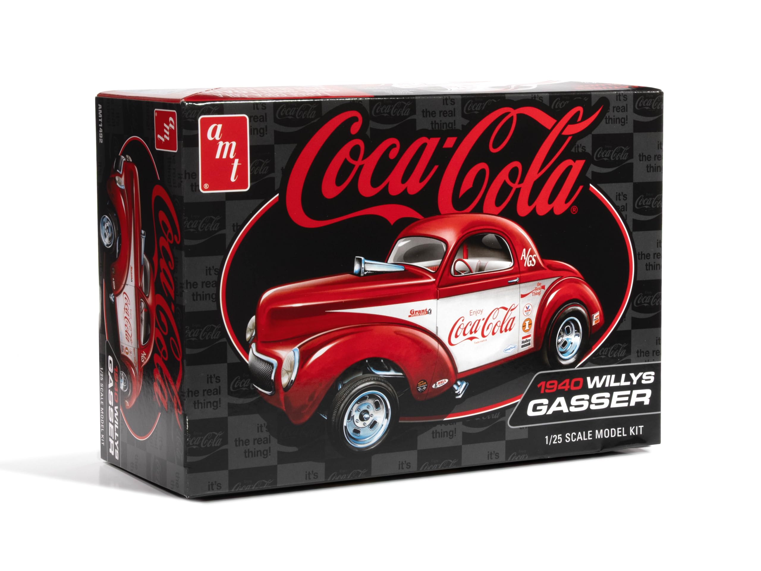 Kit de modelo a escala 1:25 del Willys Coupé Coke Race Team de AMT 1940