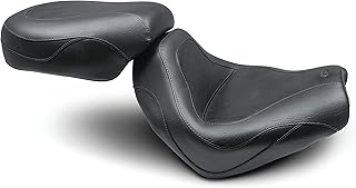 Mustang Motorcycle Seats 75651 Sport Touring Two-Piece Seat for Honda VTX1300C 2004-'09, Original, Black