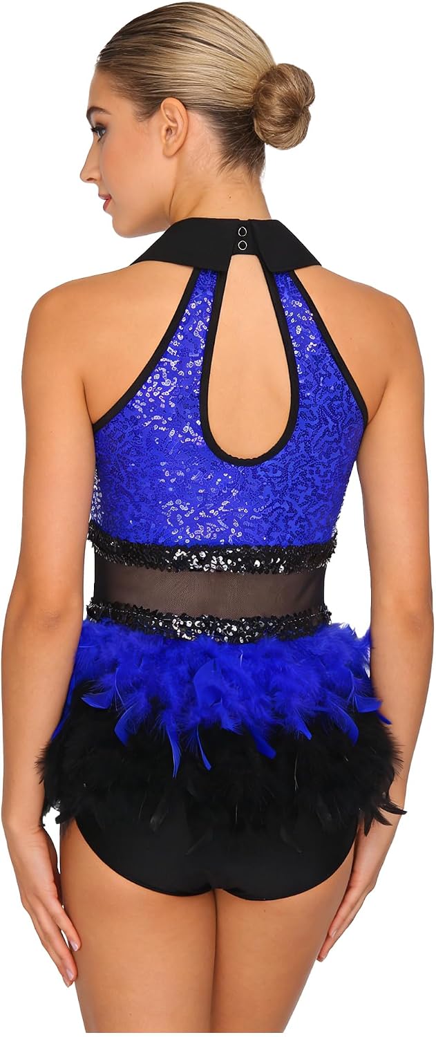 Women's Latin Dance Leotards Jazz Rumba Dance Bodysuit