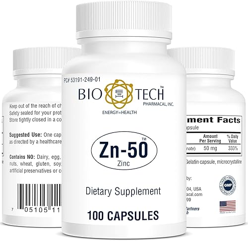 BioTech Pharmacal - Zn-50-100 unidades