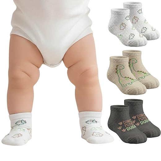 Kit 3 Pares Meia Infantil Menino Selene Estampada Colorida Cotton