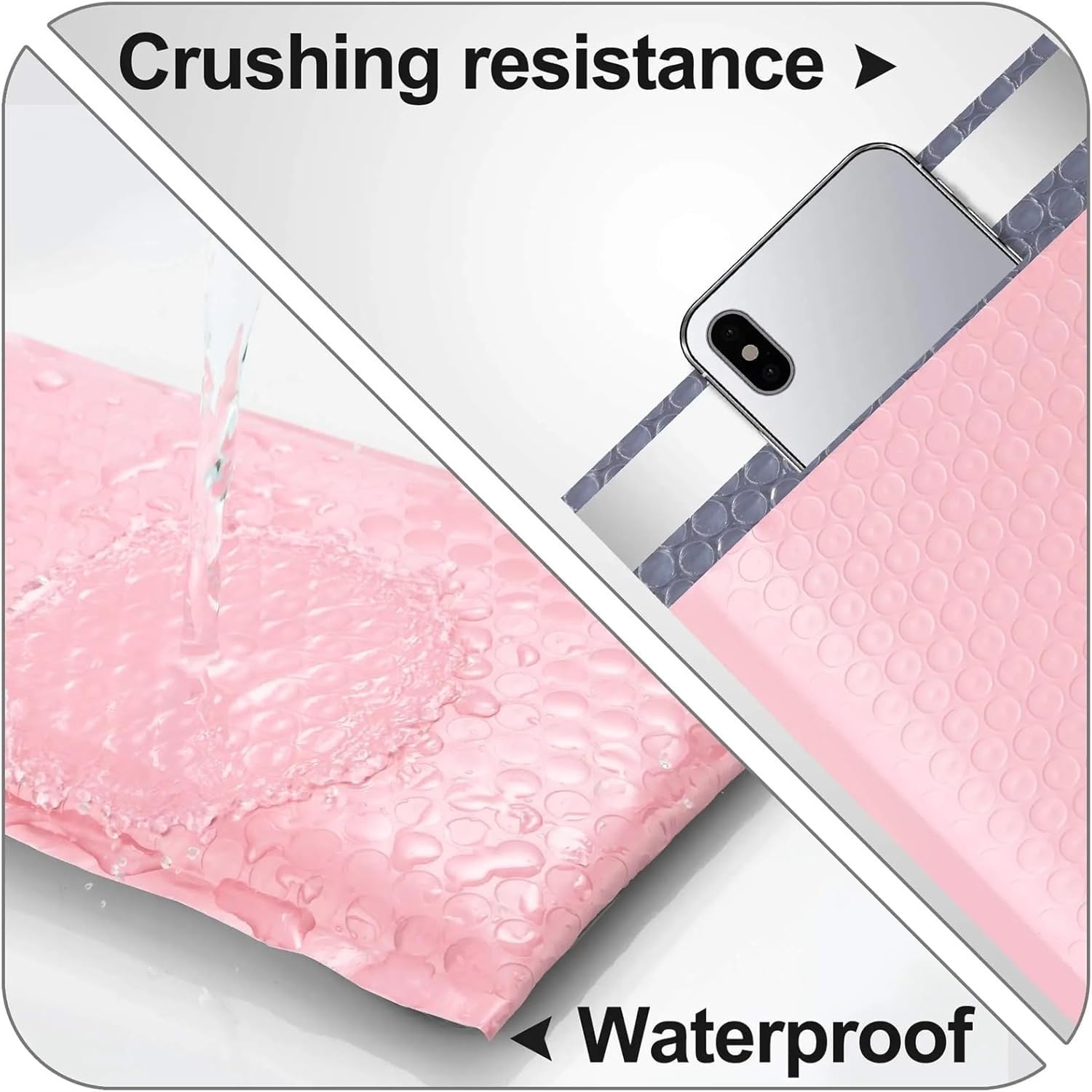 Koperty bąbelkowe Poly Mailers, Koperty bąbelkowe samoprzylepne, wielokolorowe, różne rozmiary, 100 szt.(Mint Green,13 * 18cm)