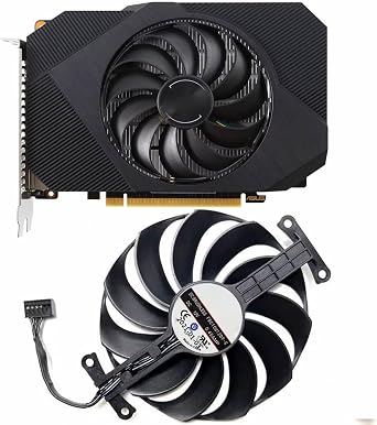 ASUS Radeon RX6400 4GB Phoenix OC Graphics Card Replacement Fan T129215BU FDC10U12D9-C CF1010U12D FDC10U12D9-C