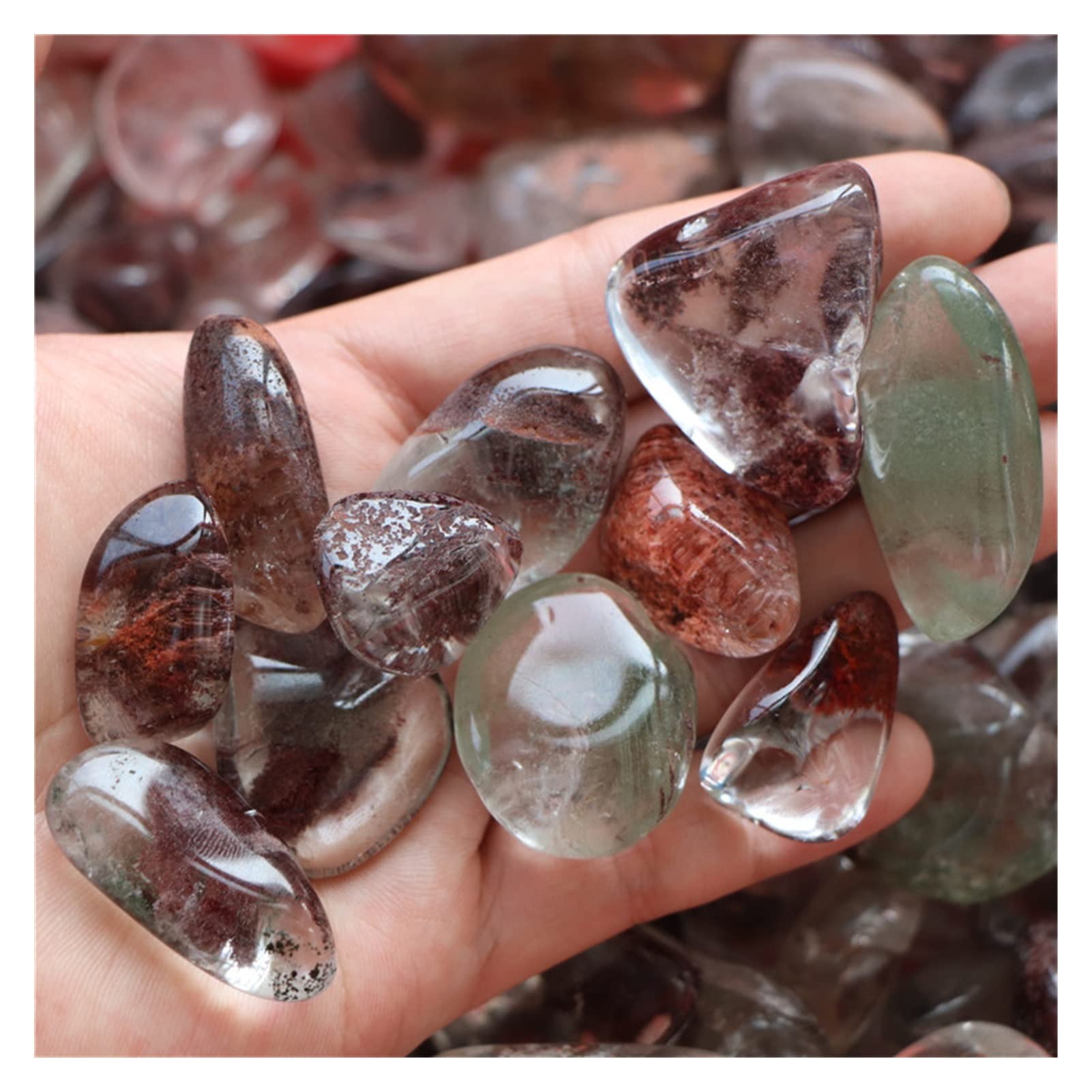 Cuarzo espécimen mineral grueso para meditación y equilibrio