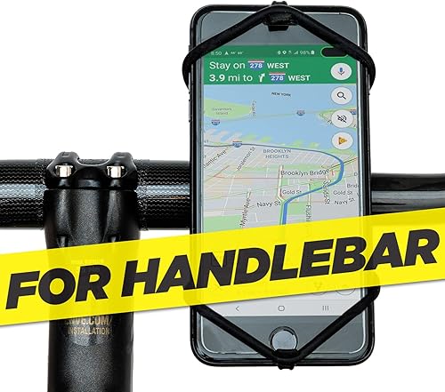 Spyder Z PRO - Soporte universal para teléfono de bicicleta para manillar, soporte de teléfono de bicicleta ultraligero, diseñado para carretera,