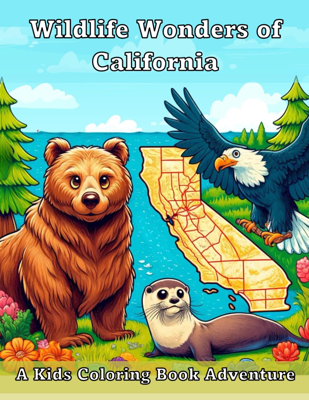 Wildlife Wonders of California: A Kid's Coloring Book Adventure (Wildlife Wonders Kids Coloring Books)