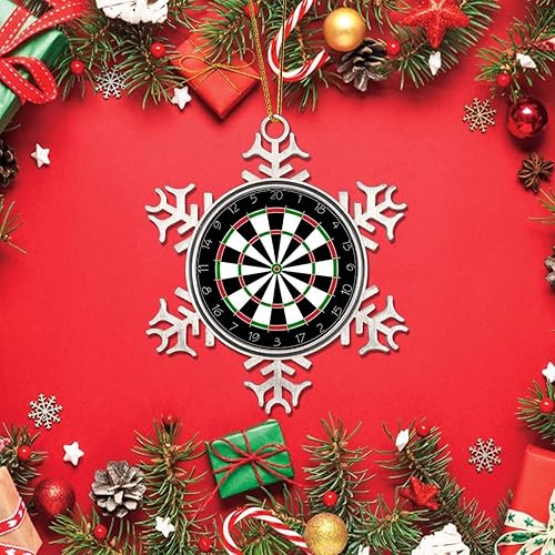 Miniatura 5 de Adorno de copo de nieve de peltre personalizado para decoración de árbol de Navidad