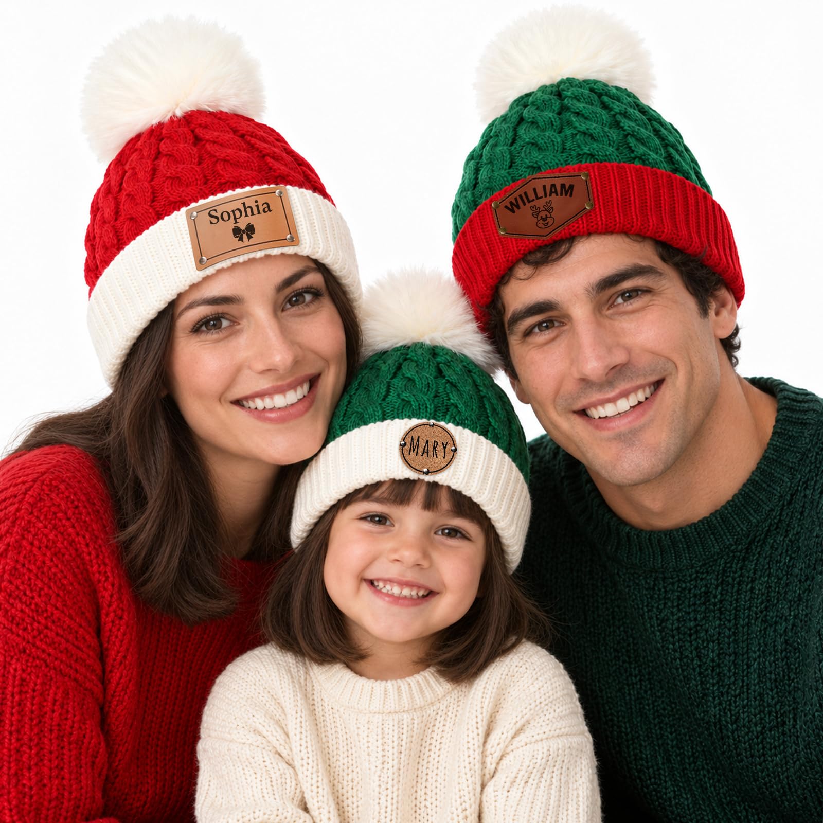Custom Santa Hat for Adult Kids Personalized Gift Christmas Hats