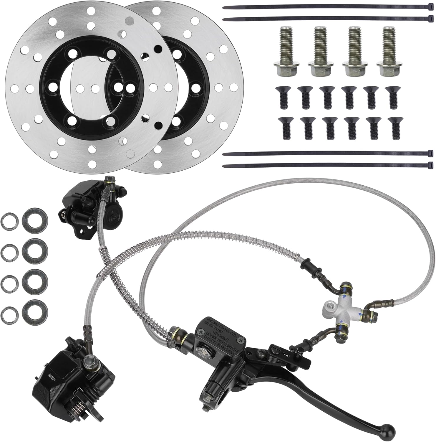 Front Brake Caliper For 125-250cc Apollo Vertical Engine 19 - Foto 4
