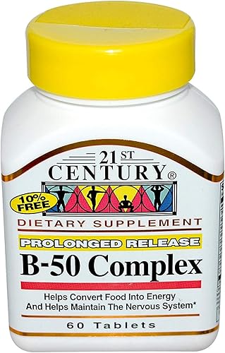 21st Century Complex B-50 Tabletas de liberación prolongada - 60 unidades, paquete de 2