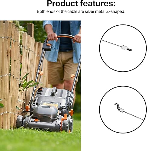 Miniatura 3 de El cable de control 946-1130 es para Troy Bilt, MTD, MTD Gold, Yardman, Craftsman, Bolens, Cub Cadet, Toro, Huskee, blanco al aire libre, máquinas