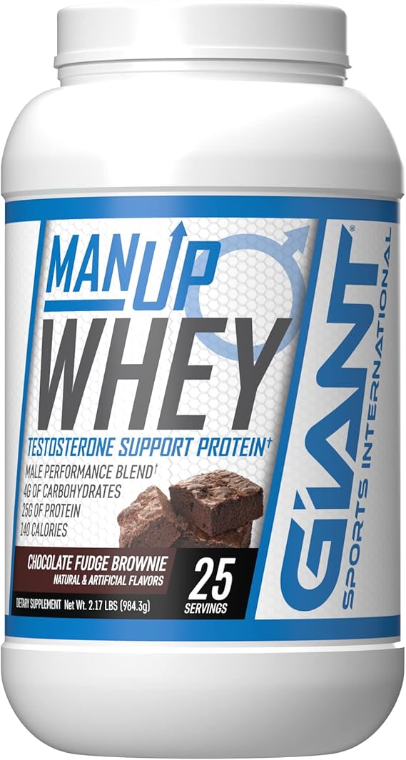 Giant Sports International ManUp Whey Protein Powder Creatina