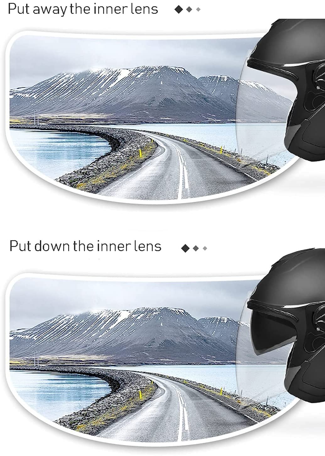 Bluetooth Casco de Moto Retro Adultos Cascos de Moto Jet Casco de Seguridad Personalidad Medio Casco de Moto Vintage,para Street Bike Cruiser Chopper Motocicleta Casco
