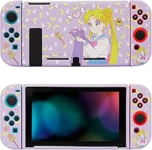 Protective Case for Nintendo Switch - Sailor Moon & Luna - Soft Anti-Scratch Shockproof Slim Cover Case for Nitendo Switch and Joy-Con