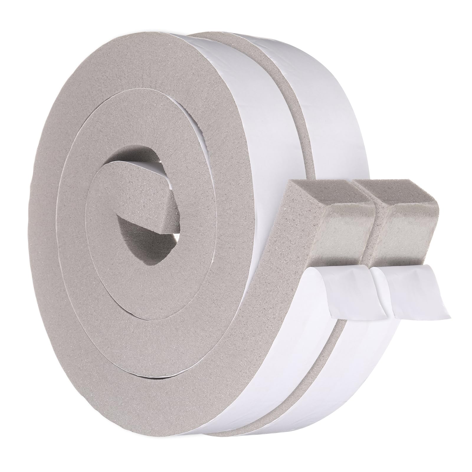 Burlete de espuma uxcell 2x1-9/16 pulgadas cinta aislante para sellado de puertas y ventanas