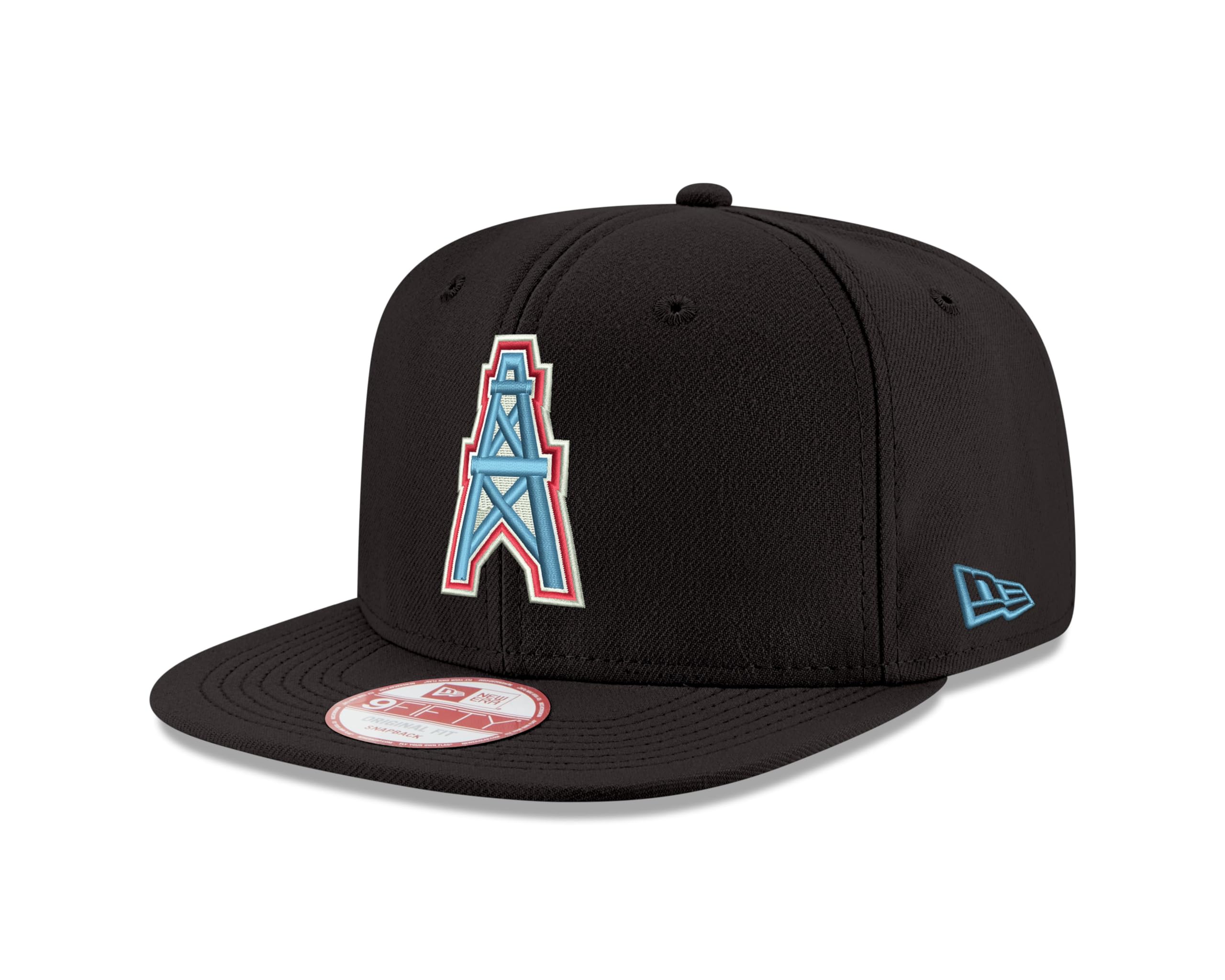 New Era Houston Oilers NFL Black 9Fifty Original Fit Snapback Cap