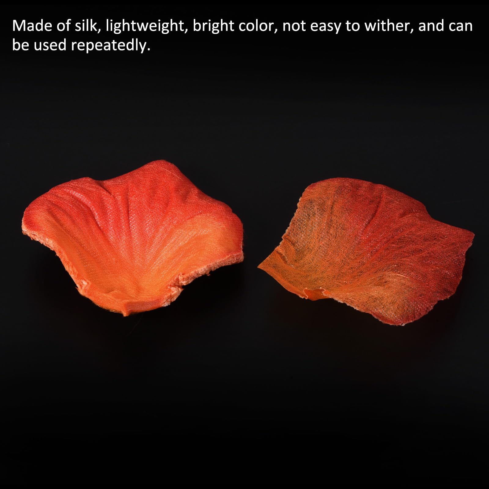 M METERXITY 1200 Pack Artificial Rose Petals, Fake Flowers Silk Decoration - Image 4
